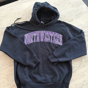 Northwestern Wildcats Champion Hooded Sweatshirt Woman's Small